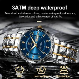 POEDAGAR Men Quartz Watch main