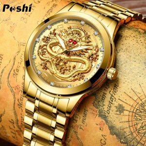 POSHI Stainless Steel Fashion Quartz Watch main