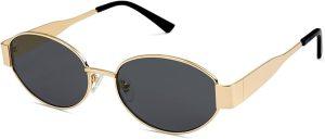 SOJOS Retro Oval Sunglasses